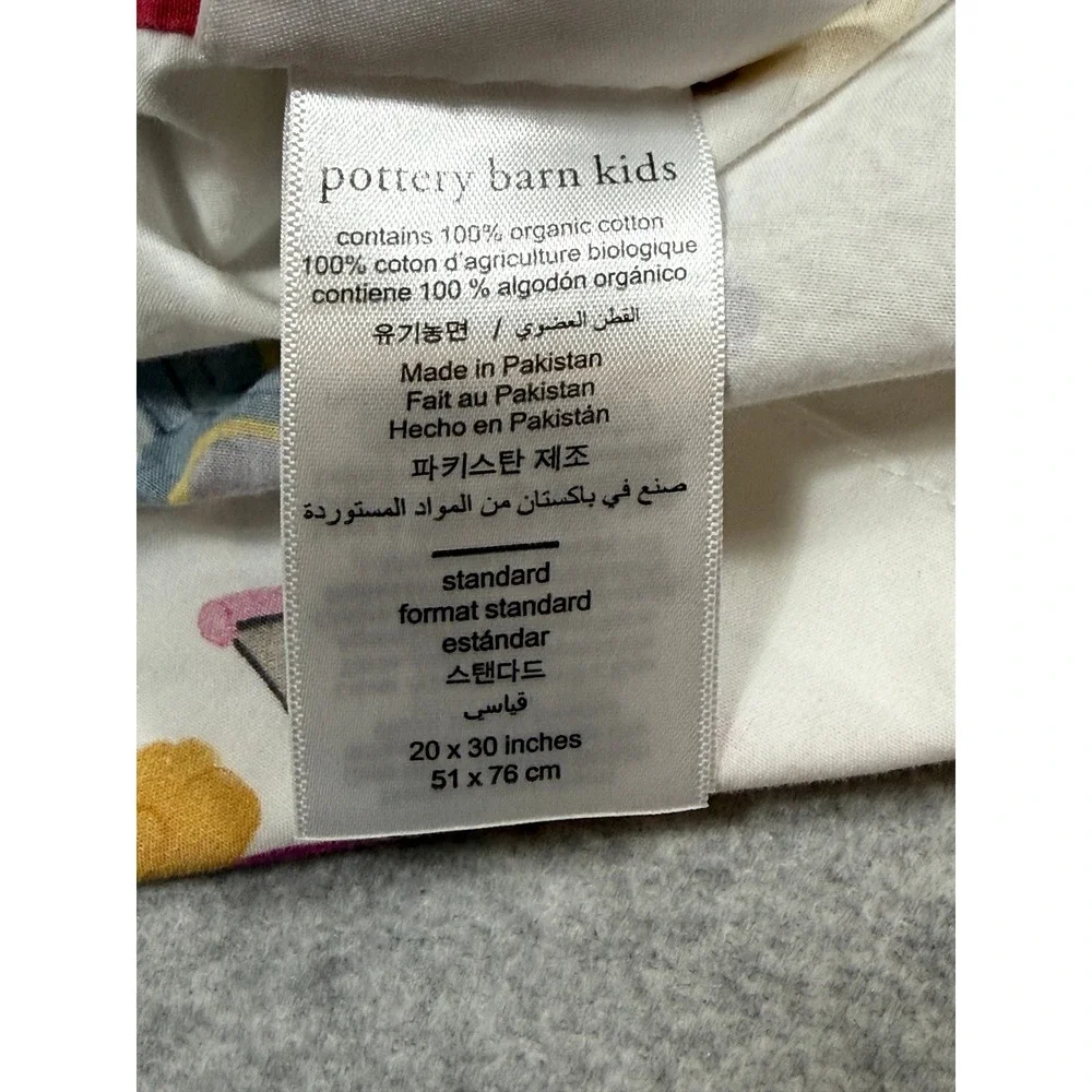Pottery Barn Kids Paw Patrol Organic Cotton Standard Pillowcase Nickelodeon
